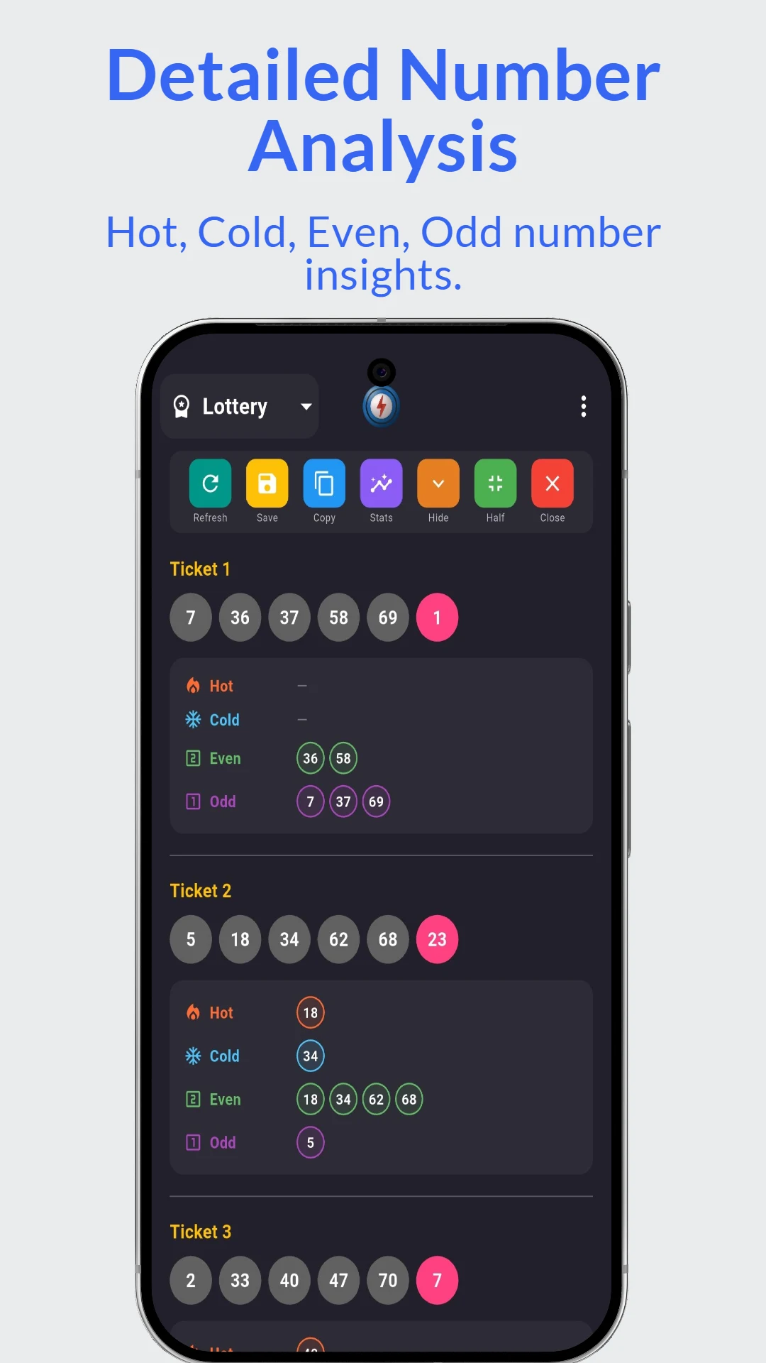 Numblitz: Lotto & Number Gen screenshot